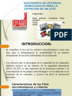 Criterios Microbiológicos