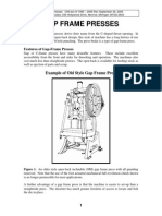 Gap Frame Presses