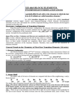 1 Basic Concepts D&f-Block Class 12