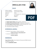 Curriculum Vitae Soldad