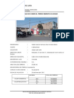 Informe de Valucion Comercial Terreno Semirustica El Bosque