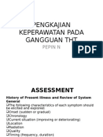 Pengkajian Keperawatan Pada Gangguan THT