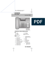 Euroset 2020 Telephone User Manual Eng