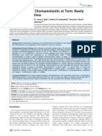 Acute Histologic Chorioamnionitis at Term: Nearly Always Noninfectious