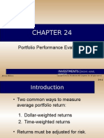 IAE Chap 24 Portfolio Performance Evaluation