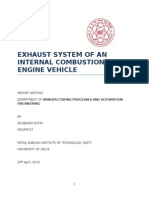 Automobile Exhaust System, Report Writing (TC), Nsit