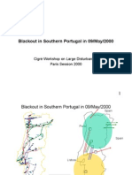 Blackout in Southern Portugal in 09/may/2000