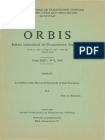 Bomhard - An Outline of The Historical Phonology of Indo-European (1975)