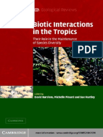 David Burslem, Michelle Pinard, Sue Hartley Biotic Interactions in The Tropics - Their Role in The Maintenance of Species Diversity (Ecological Reviews) 2005 PDF