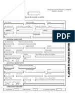 Ficha de Recogida de Datos Primaria