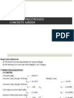 Design of Prestressed Concrete Girder