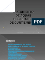 Tratamiento de Aguas Residuales Curtiembres - A