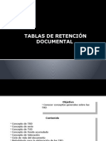 Elaboracion TRD - Talleres