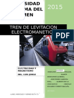 Metodo de Levitacion de Tren Por Medio de Electromagnetismo