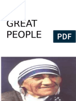 Great People (Grade 9 Lesson)