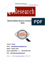 Global Safety Sensors Industry Report 2015