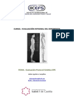 Ficha Evaluación Postural Estática