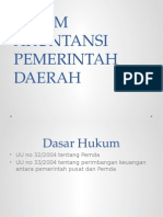 Sistem Akuntansi Pemerintah Daerah