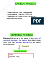 Matriculation Chemistry (Reaction Kinetics) Part 1