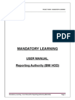 Sbi Mandatory User Manual