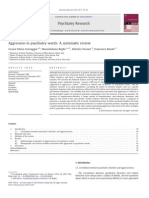 Aggression in Psychiatry Wards A Systematic Review