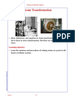 Strain Transformation: Learning Objective