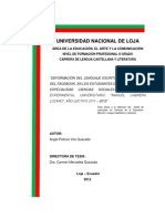 DEFORMACIÓN DEL LENGUAJE ESCRITO, POR INFLUENCIA DEL FACEBOOK, EN LOS ESTUDIANTES DEL BACHILLERATO, ESPECIALIDAD CIENCIAS SOCIALES, DEL COLEGIO EXPERIMENTAL UNIVERSITARIO “MANUEL CABRERA LOZANO”, AÑO LECTIVO 2011 – 2012