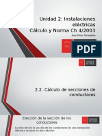  Calculo de Sección de Conductores