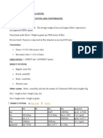 Constants and Calculations: Micronaire Value (Cotton)