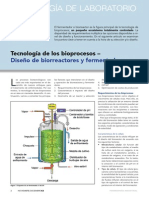 TECNOLOGIA DE LOS BIOPROCESOS Diseno de Fermentadores y Biorreactores PDF