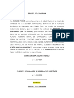 Recibos de Pago de Comisión FD