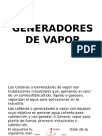 Generadores de Vapor