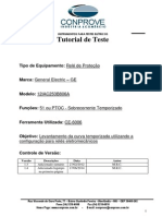 Tutorial Teste Rele GE IAC Sobrecorrente CE600X PDF