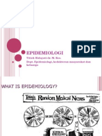 Epidemiologi: Titiek Hidayati Dr. M. Kes. Dept. Epidemiologi, Kedokteran Masyarakat Dan Keluarga