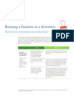 Deloitte - Resizing in A Downturn