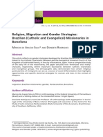 Religion, Migrxxxxxxxxxation and Gender Strategies