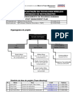 Plano de Gerenciamento Dos Recursos Humanos (Staff Management Plan)