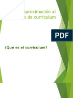 Aproximación Al Concepto de Currículum