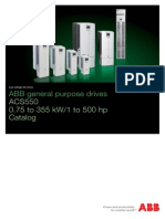 ABB ACS550 Drives Catalogue