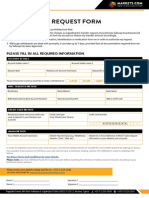 Withdrawal Request Form: Please Fill in All Required Information