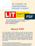 PHP Course in Bhubaneswar-LIT Susant K Rout