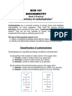 Week 2 Practical - Chemistry of Carbohydrates