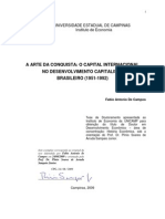 Estratégias de Desenvolvimento Nacional e Capital Estrangeiro (Fabio Antonio de Campos)