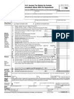 1040NR-EZ: U.S. Income Tax Return For Certain Nonresident Aliens With No Dependents