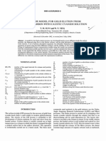 A Reactor Model For Gold Elution From