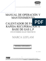 Manual Calentador Leflam