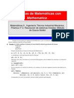 Resolución de Sistemas Mediante Gauss-Seidel