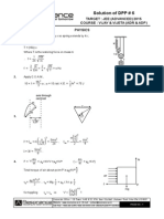 Solution of DPP # 6: Target: Jee (Advanced) 2015 Course: Vijay & Vijeta (Adr & Adp) Physics