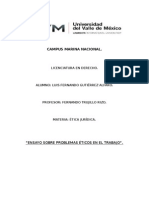 Ensayo Conflictos Éticos en El Trabajo.