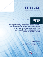 Compatibility Between The Sound-Broadcasting Service in The Band of About 87-108 MHZ and The Aeronautical Services in The Band 108-137 MHZ